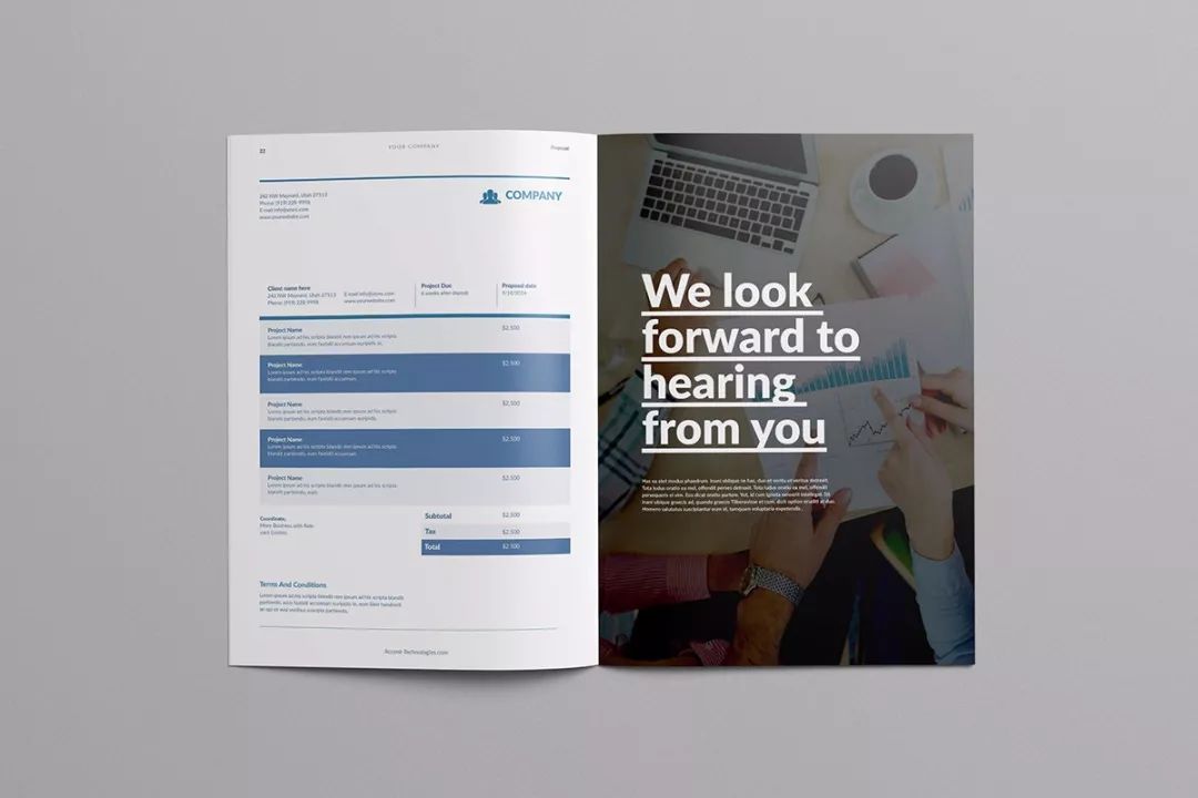 简约大气的企业宣传册／画册设计精选