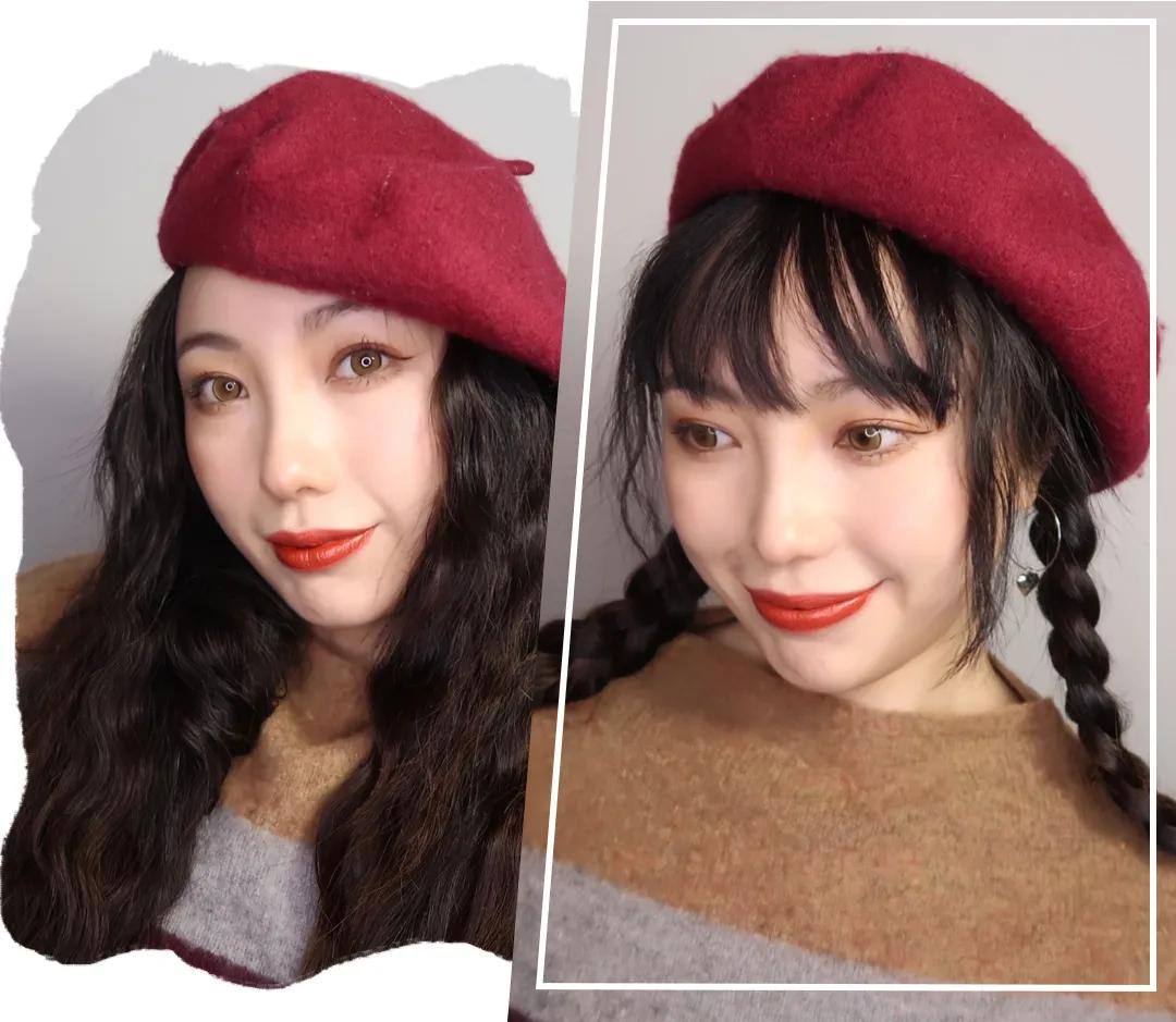 冬天帽子女款2022款网红款加厚,头大的女生冬天适合什么帽子