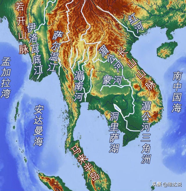 缅甸北部和南部为什么区别那么大,缅甸和泰国山脉