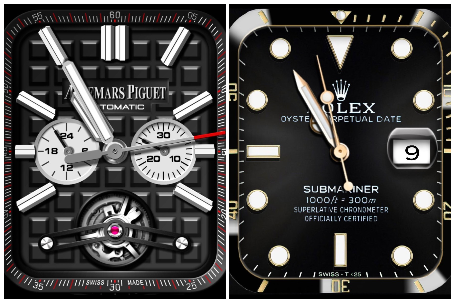 applewatch改爱彼表盘,怎样更改applewatch手表表盘图