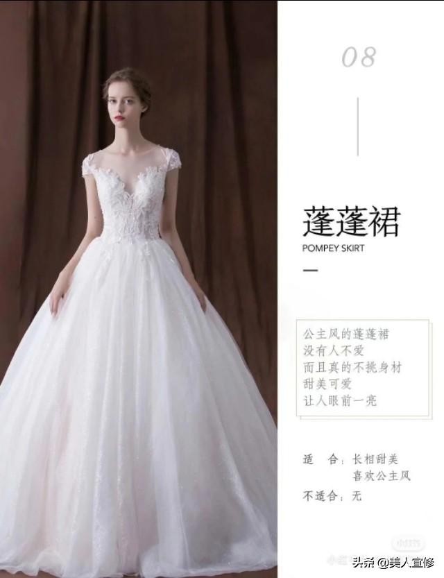 新娘怎么挑选婚纱好看,10种挑婚纱方法