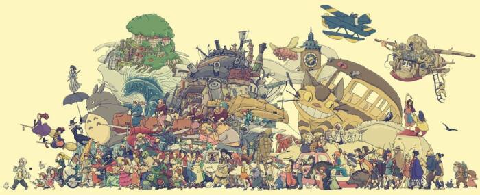 宫崎骏动画短片治愈,宫崎骏的电影治愈片段