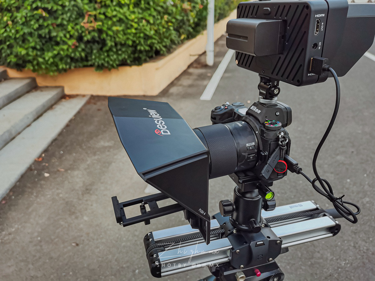 百视悦r5监视器怎么设置中文,百视悦r5提词器套装