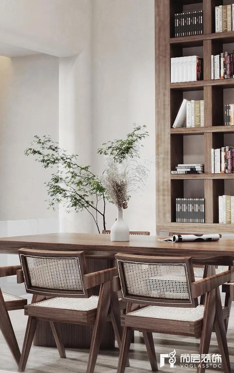 800平侘寂风装修设计案例,800平米禅意别墅