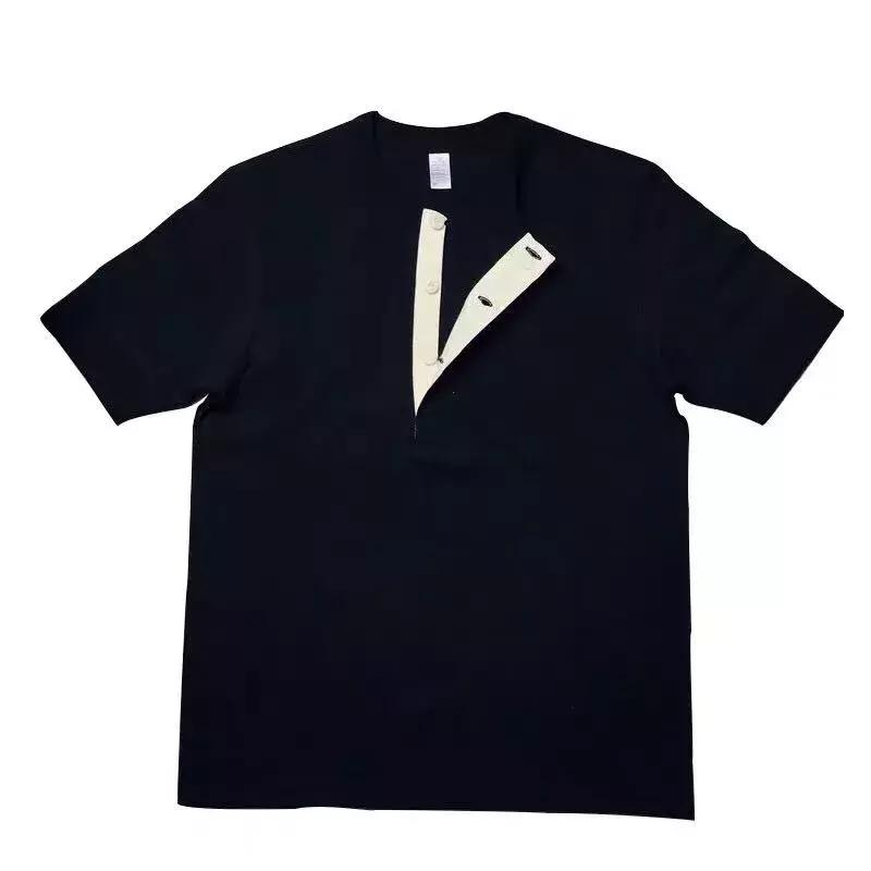 亨利领复古穿搭,高端男士亨利领中袖