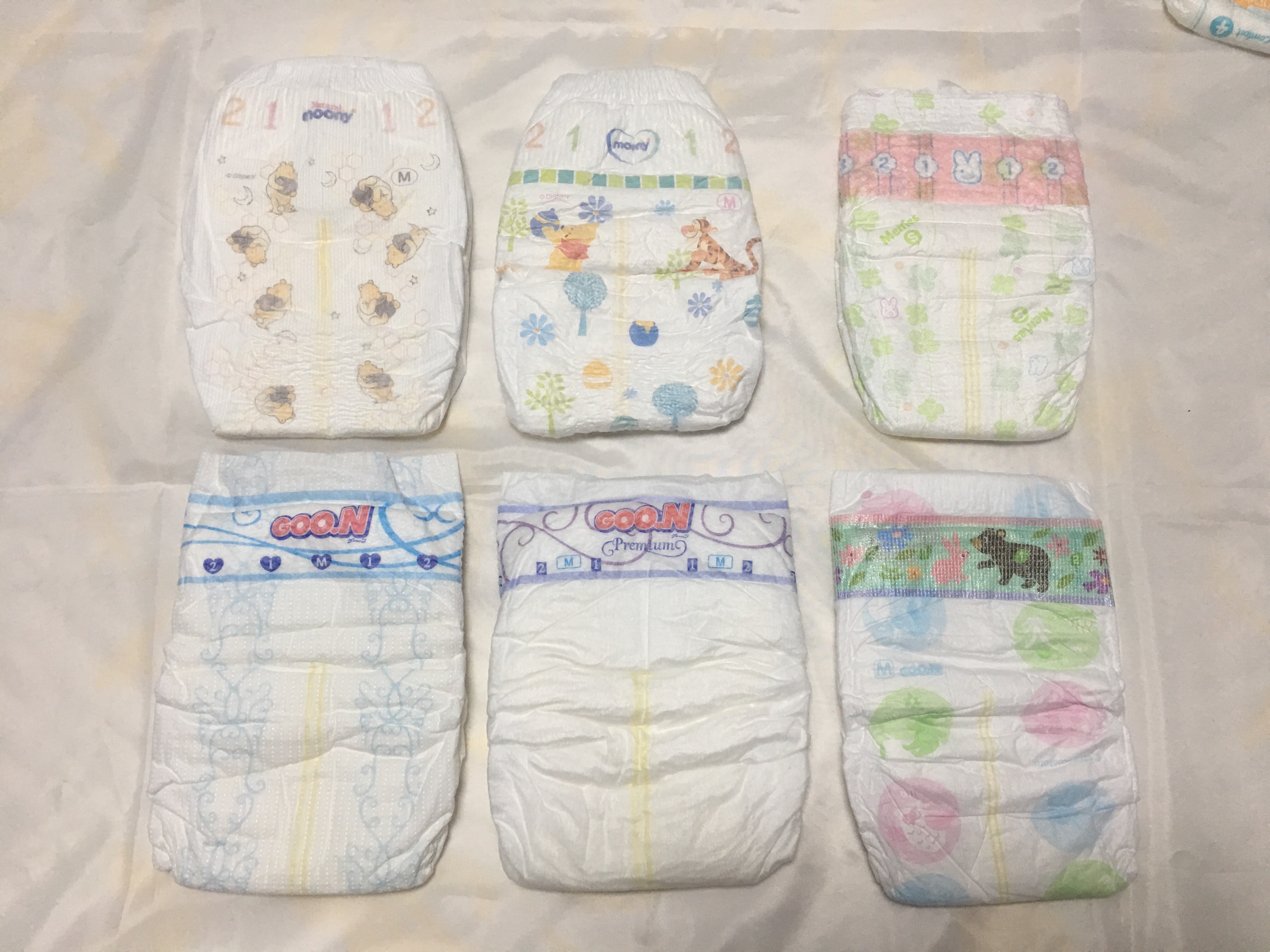 NB号尿不湿亲测-尤妮佳花王等日韩尿不湿