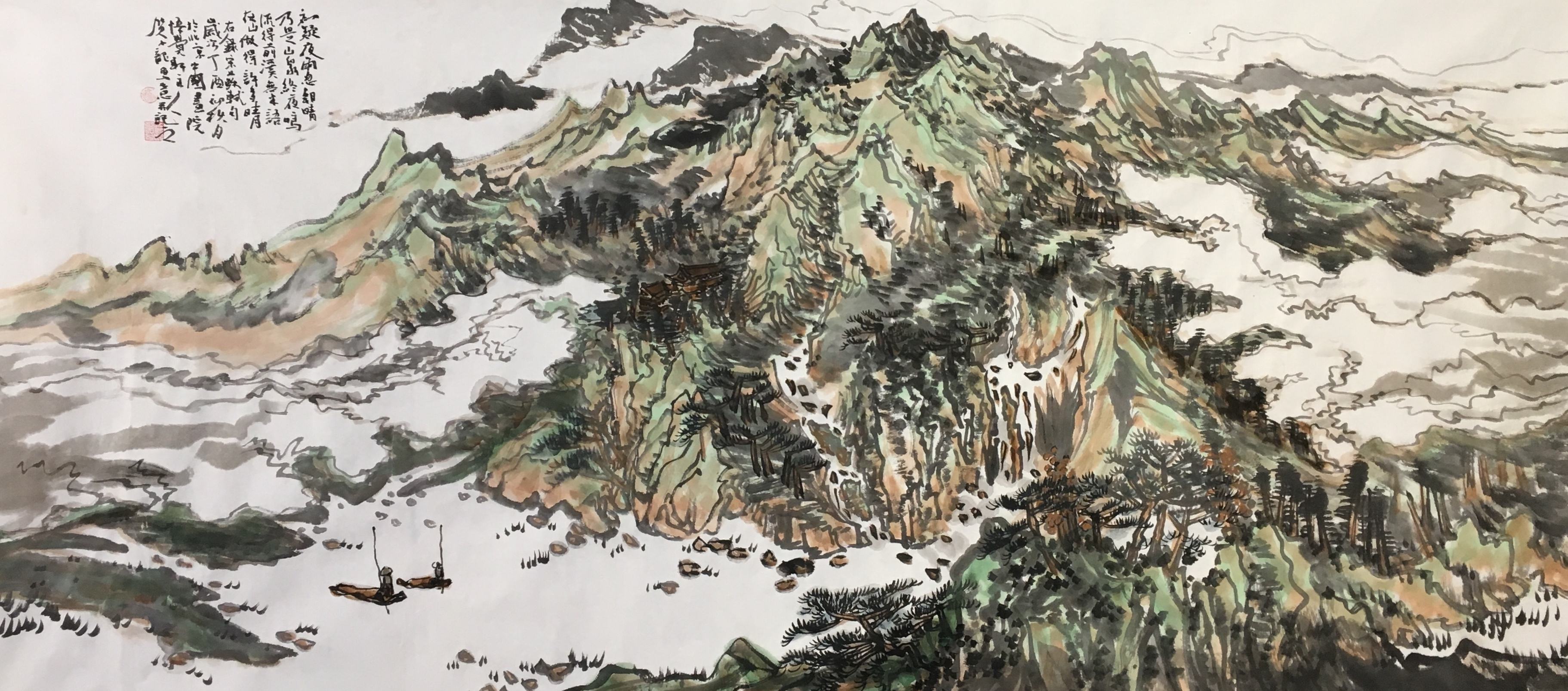 一幅绝美的水墨画,十大绝美水墨山水画