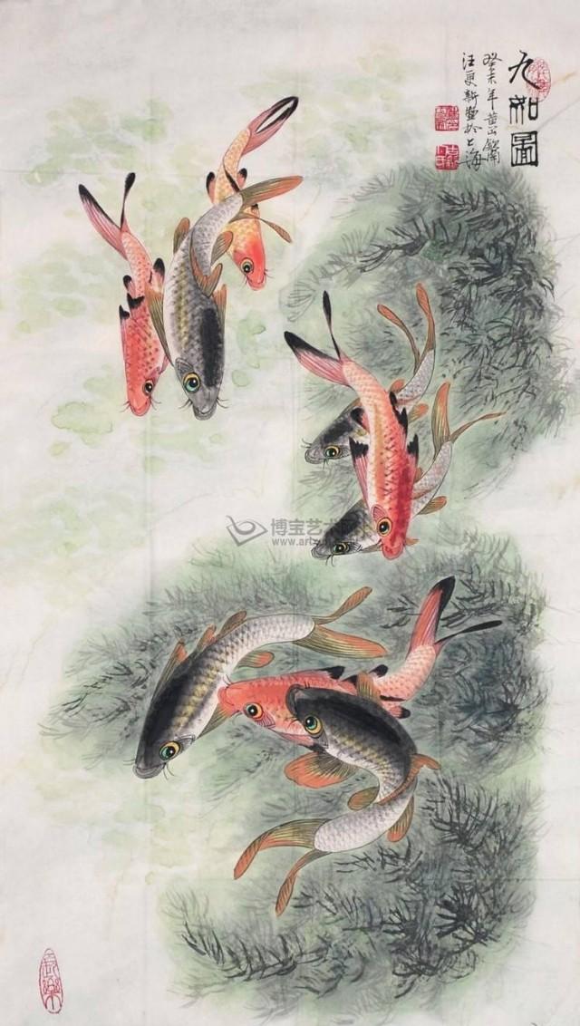 画坛“鱼虎双王”——他画鱼,鱼活;他画虎,虎威