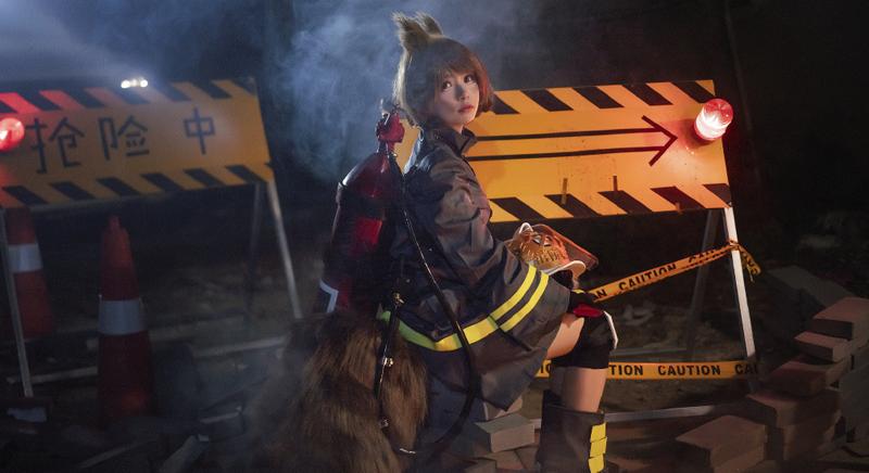 视觉盛宴,又一批coser现身明日方舟百人集结活动