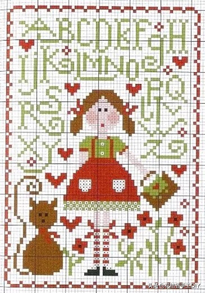 小型十字绣图案大全免费,简单好绣的十字绣图案