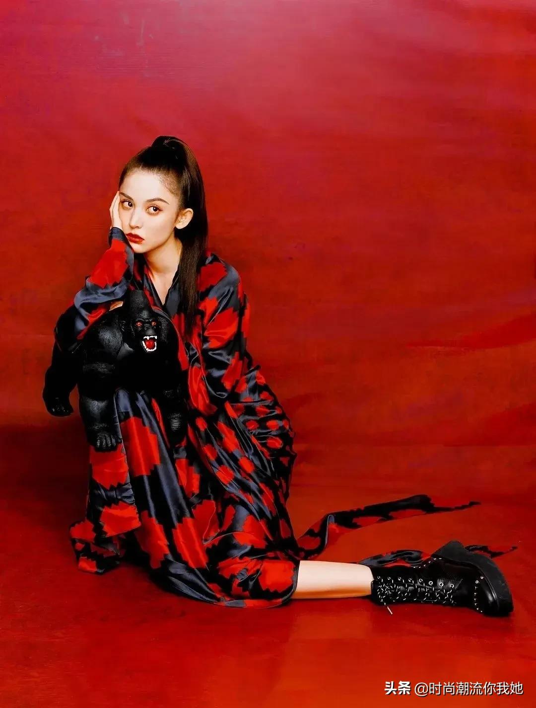 又酷又帅气的发型高马尾,复古发型女生港风长马尾