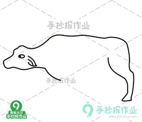 清明时节简笔画原创教程步骤,简笔画清明节牧童的画法