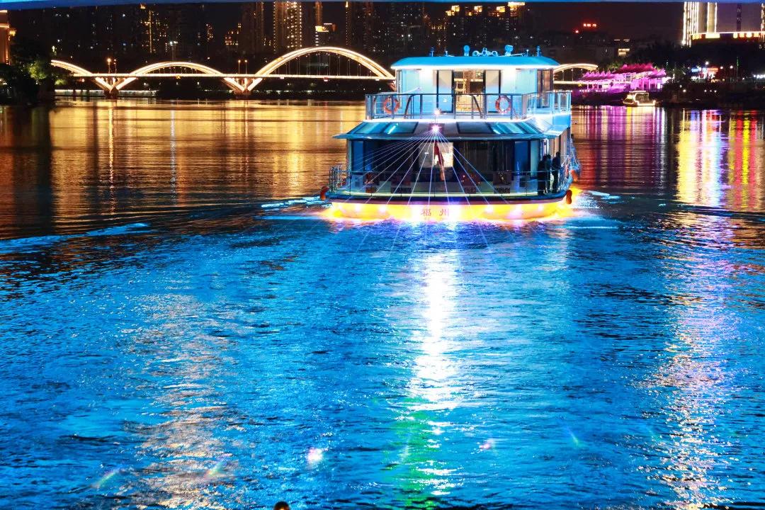 闽江之星灯光秀直播,闽江游船最新消息