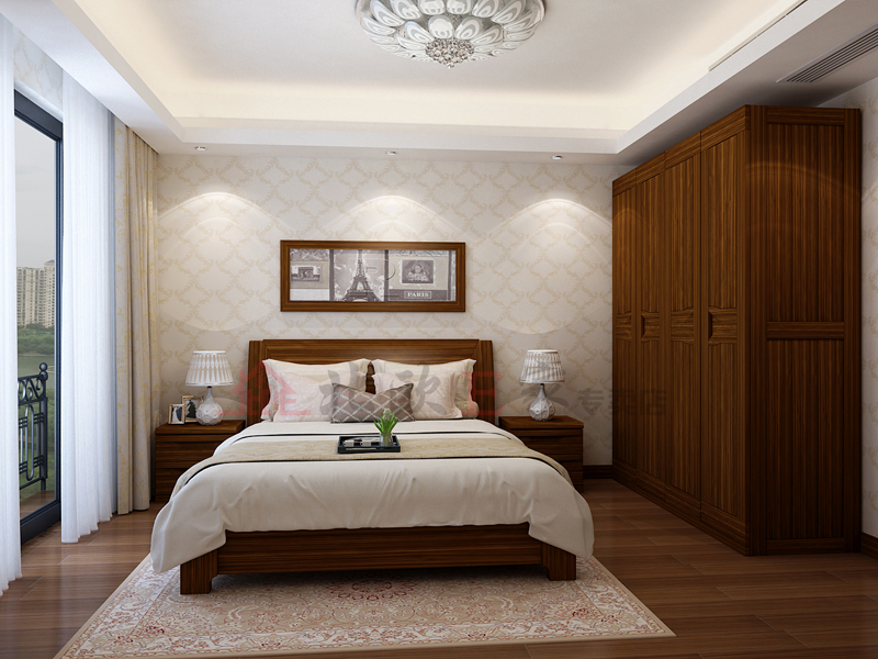 简约高级感装修实木家具,精致实木家具套装