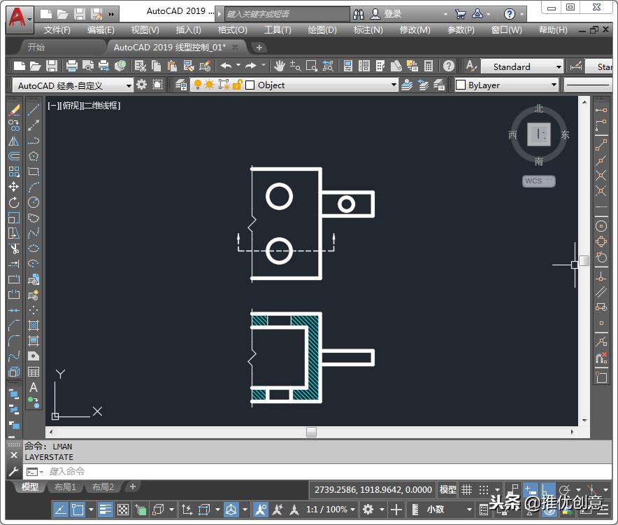 autocadpdf转dwg怎么操作,autocad2019如何设置界面