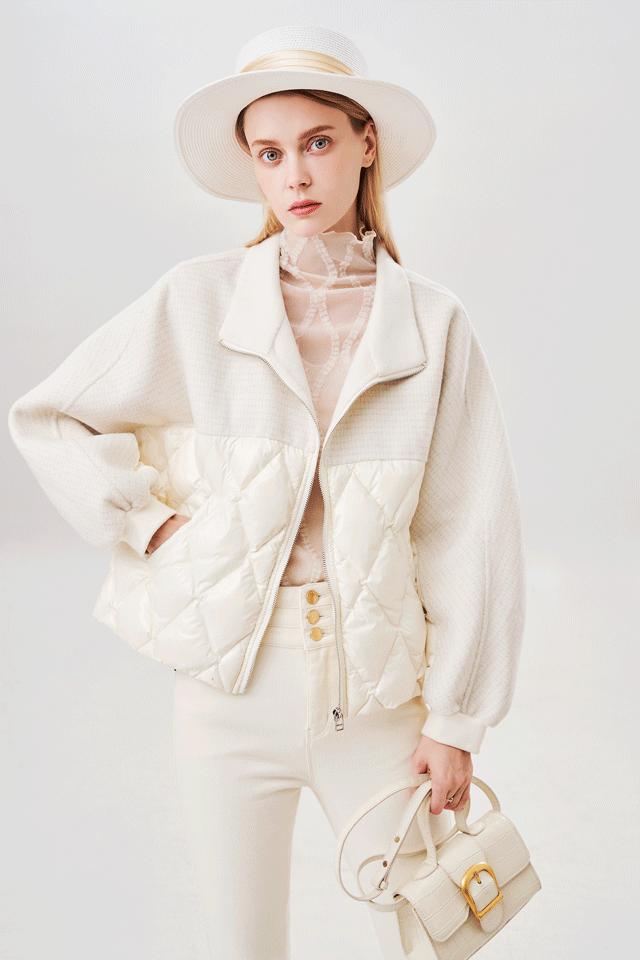 波司登鹅绒立领时装款,波司登鹅绒女装短款