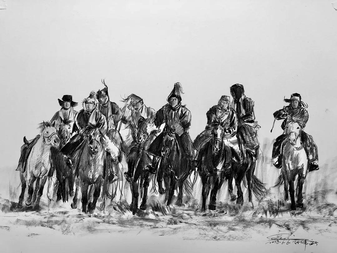 画一幅素描100万笔,胡歌、李现、迪丽热巴在他笔下全都画活了