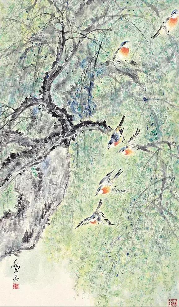 他画的山水画栩栩如生,他以精湛而漂亮的画作惊艳了世人