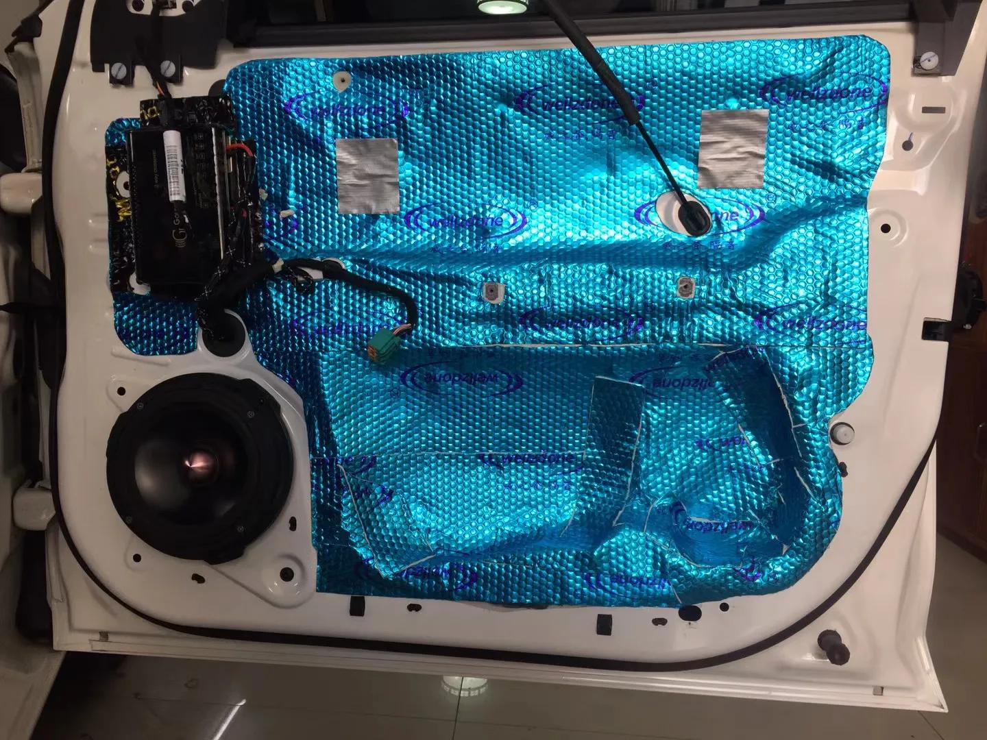 简单改装超出预期，福特福睿斯音响升级黄金声两分频喇叭