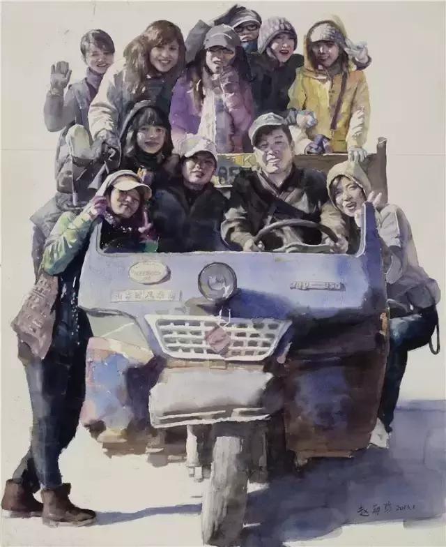 有才华的女人更美丽——青年水彩画家赵丽珍作品赏析