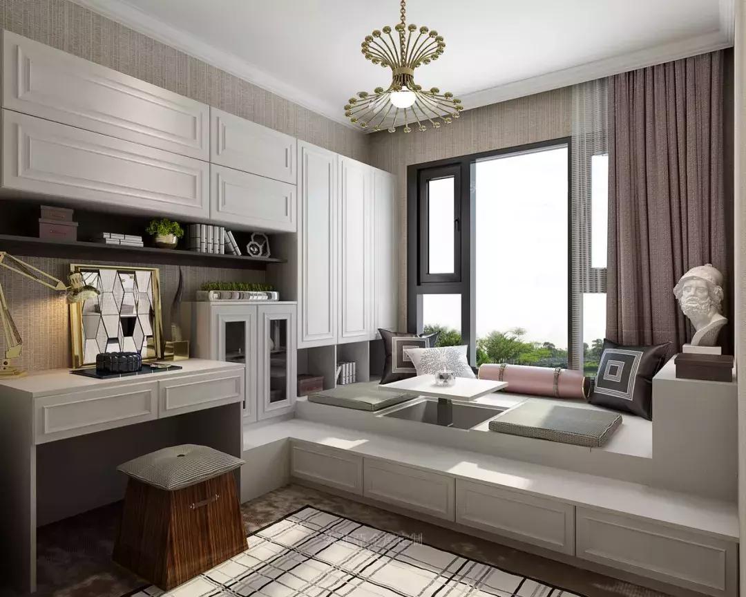 高级感满满的现代简欧风,有质感的装修风格主卧