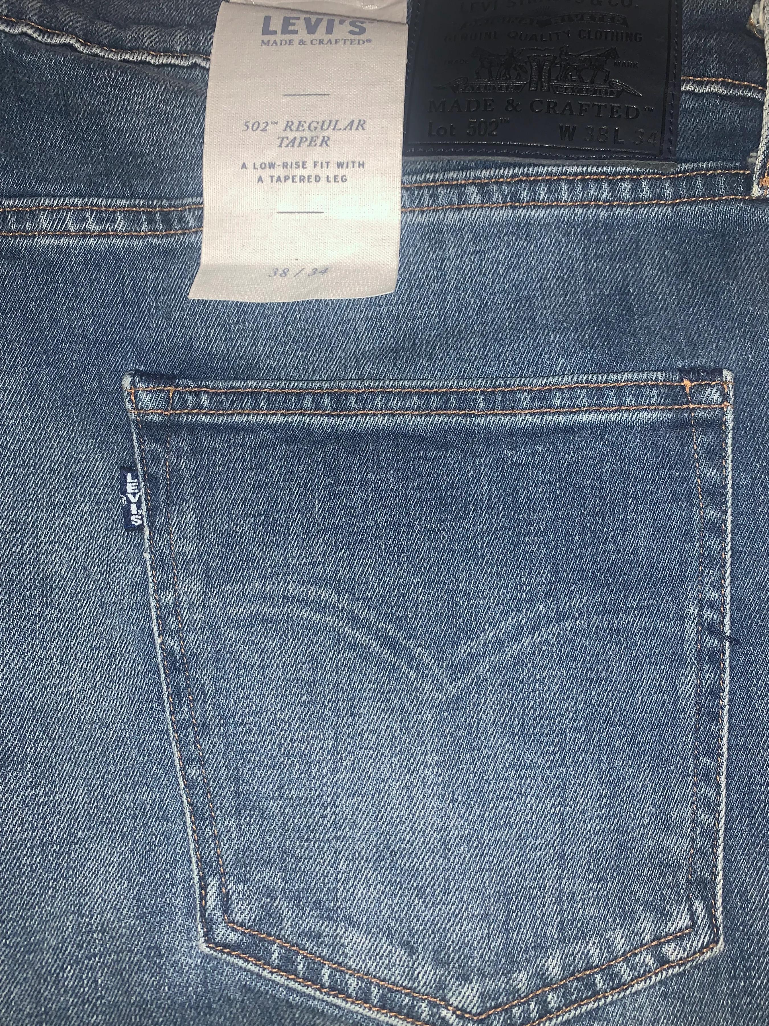 李维斯牛仔裤503版型试穿,李维斯502蓝牌赤耳