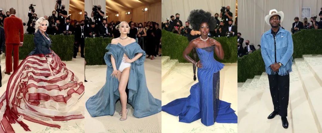 谷爱凌metgala红毯2021,红毯经典造型metgala