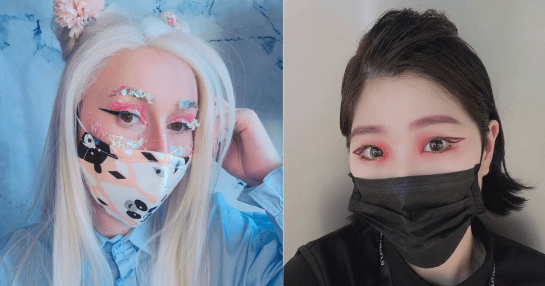 口罩也挡不住我的美,切磋1/2张脸你选谁