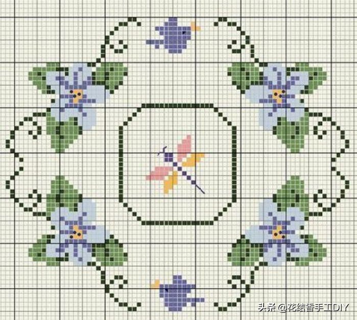 小型十字绣图案大全免费,简单好绣的十字绣图案