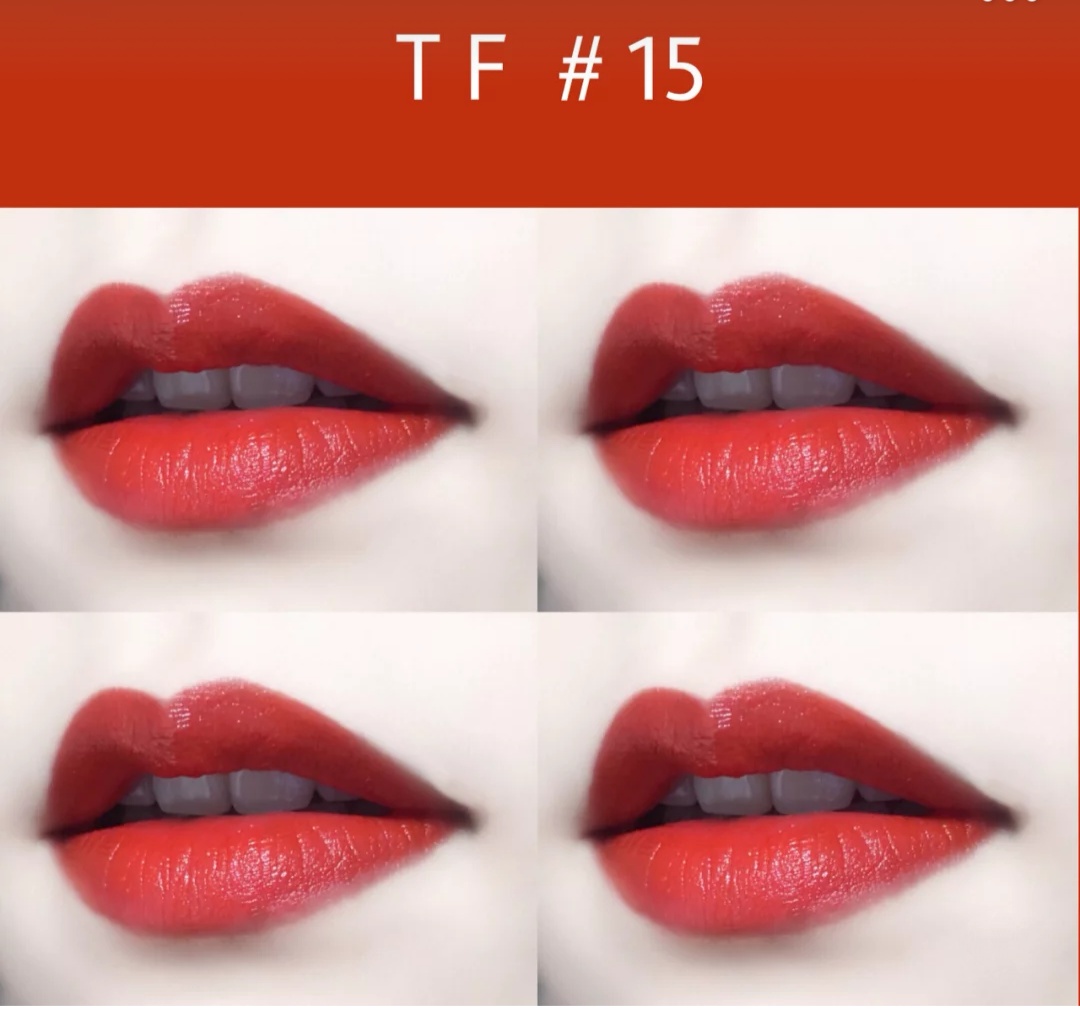 tf16复古番茄跟斯嘉丽红区别,今年流行什么色号的口红比较显白