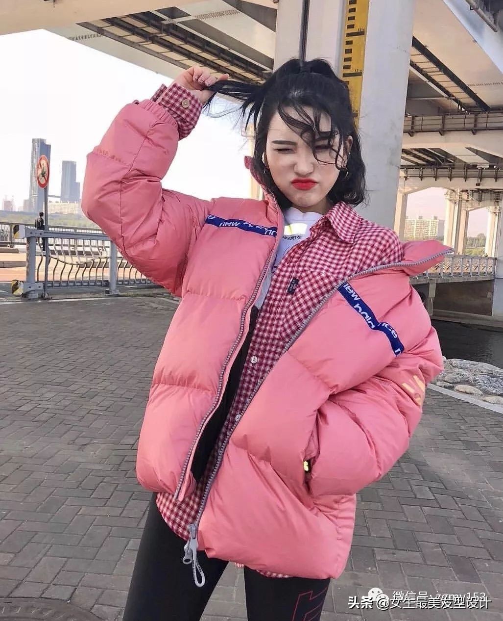 齐肩短发100种造型,冷茶色齐肩短发发型