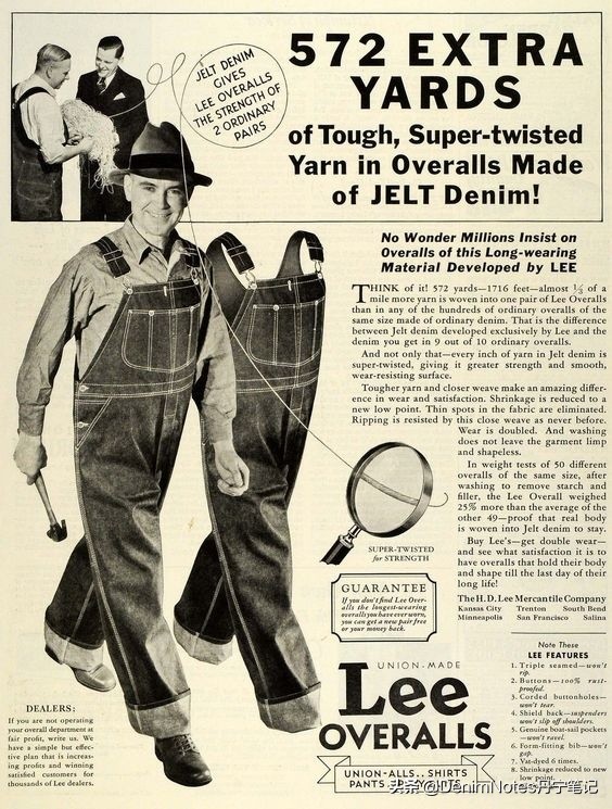 最耐穿的牛仔品牌,lee牛仔的高端系列