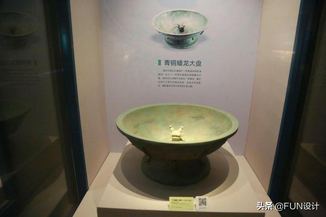 青铜夔纹蟠龙盘在哪,商代青铜夔纹蟠龙盘