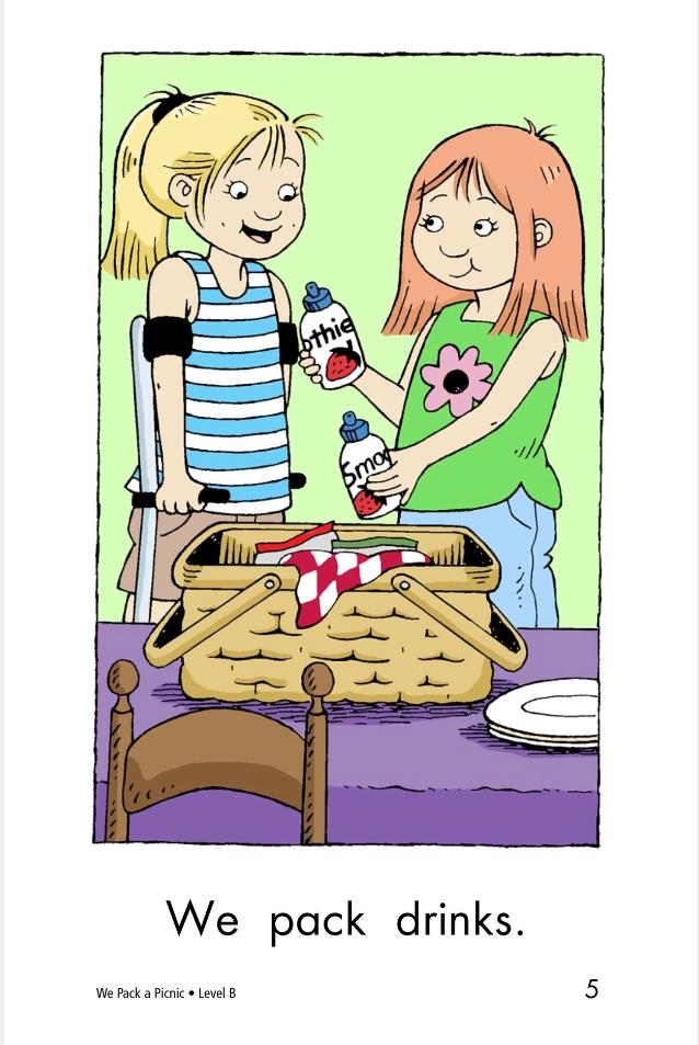 绘本故事食物的旅行,绘本故事去野餐