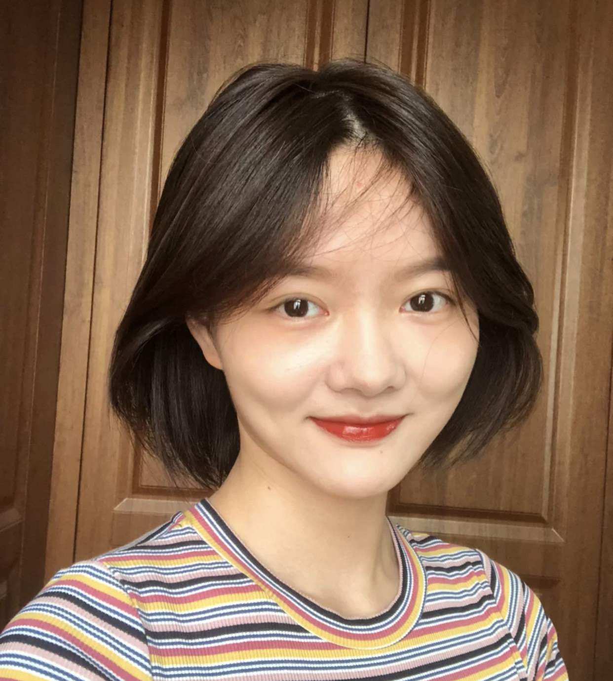 大牌口红阿玛尼321,番茄色大牌