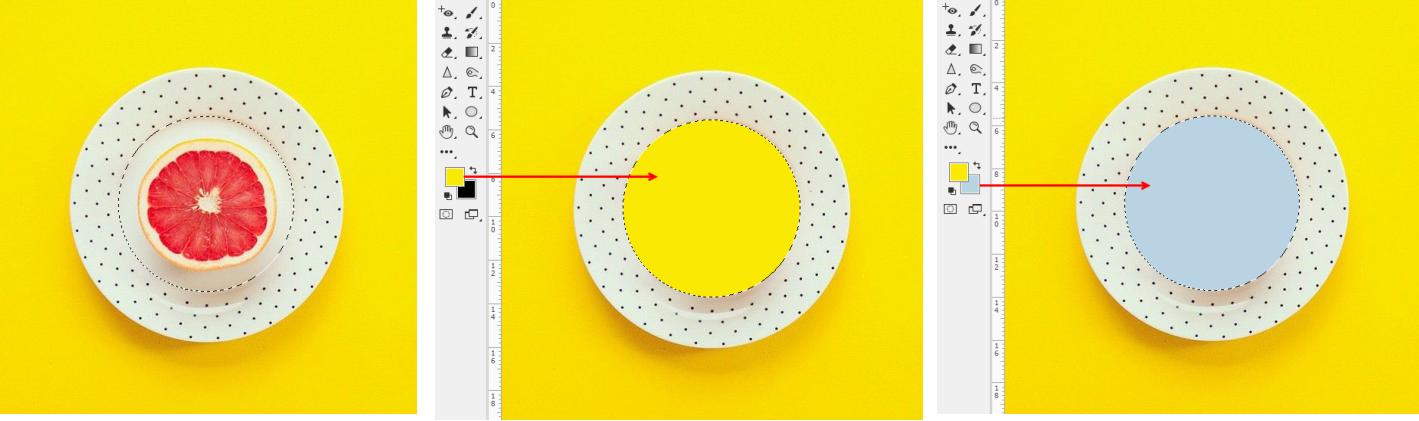 基础ps教学如何填色,ps平面设计教学填充颜色