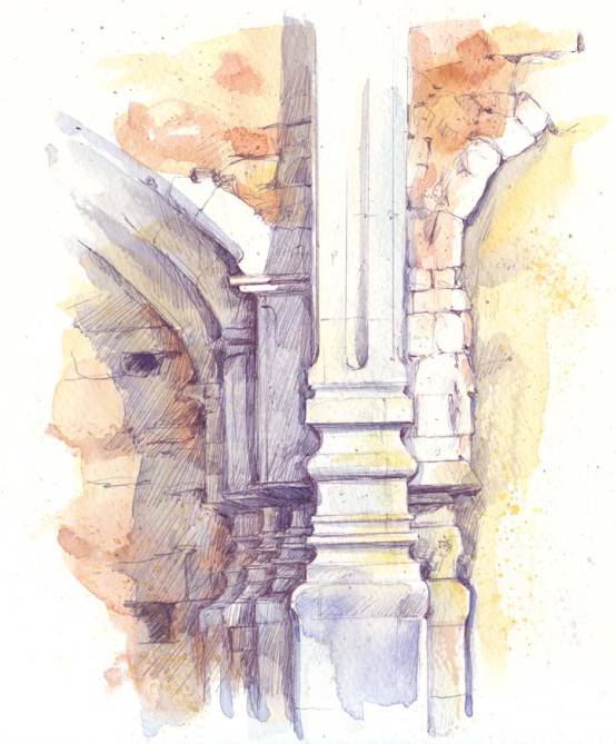 水彩绘画用的纸,水彩绘画用的画笔