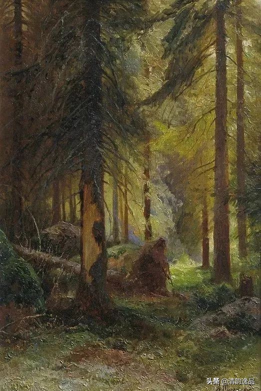 俄罗斯画家经典油画风景作品欣赏,俄罗斯艺术家尤金油画