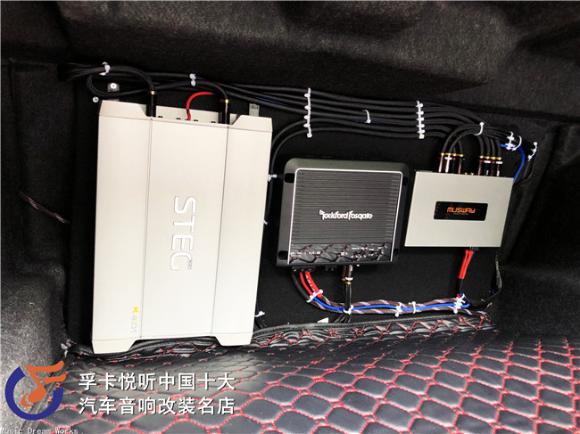 寿光丰田皇冠汽车音响改装调音史泰格两分频中高低音喇叭套餐