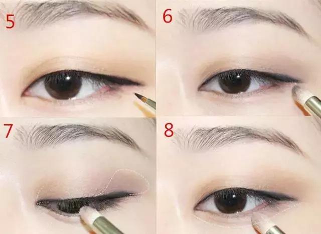 各种眼型的眼妆画法图文,各种眼型适合的眼妆图片