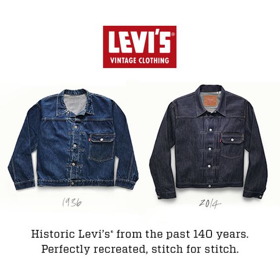 levis牛仔外套背面有标志,levis好看外套经典款