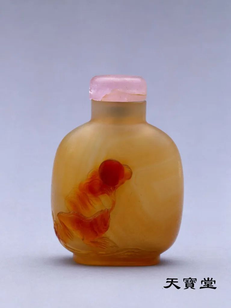 故宫虎虎生威鼻烟壶照片,故宫博物院藏品道光鼻烟壶