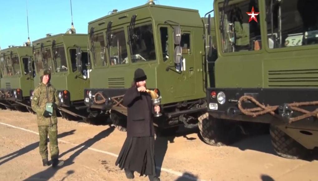 俄军牧师开光用的什么,俄军部署过程