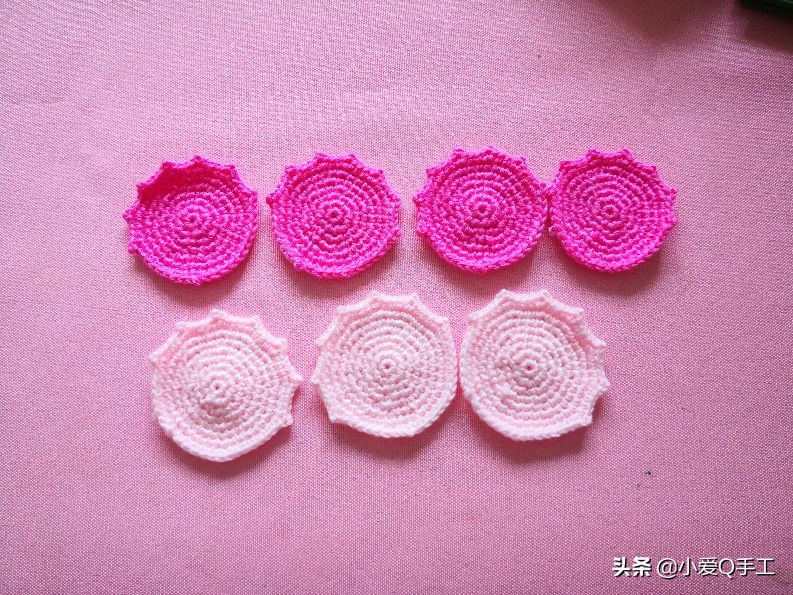 羞答答的钩针玫瑰静悄悄的开～钩针入门6种基础针法等你来学