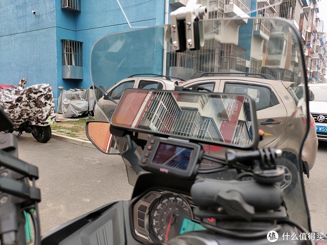 摩托车跑车改电动后视镜,流媒体后视镜改摩托车专用