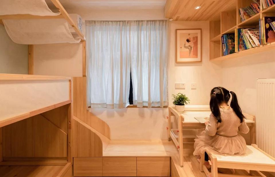 儿童房装修设计极简,高大上的儿童房装修布局