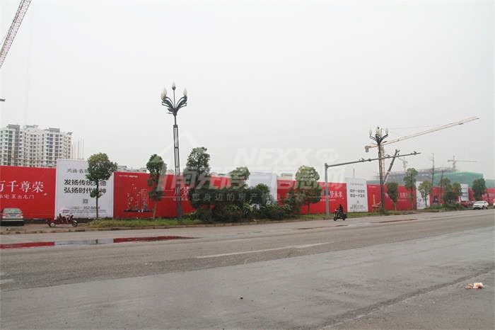 南充鸿通翡翠城紫云府建设现状,南充鸿通檀府最新房价