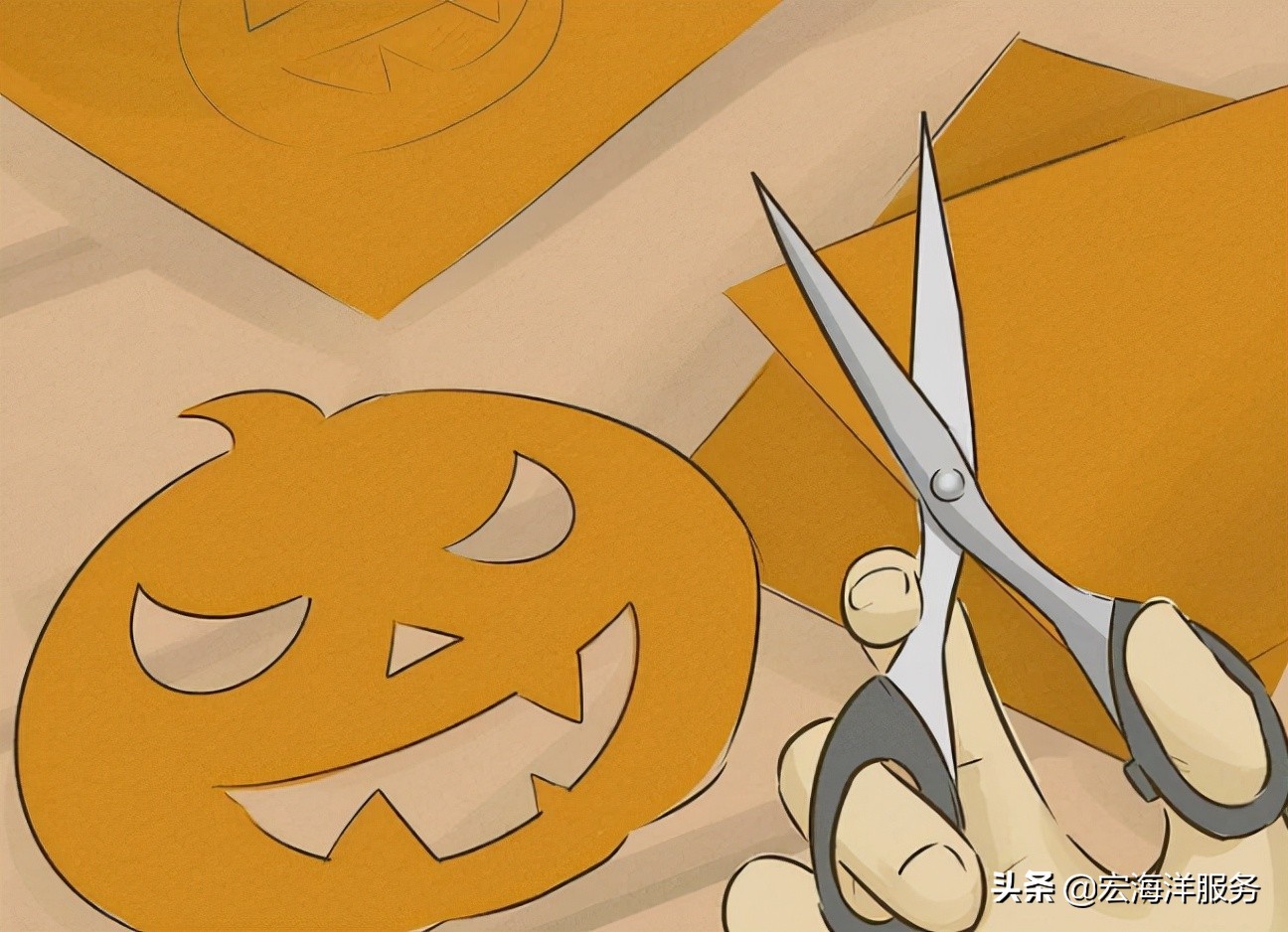 万圣节儿童装饰品摆件,怎么做万圣节的装饰品