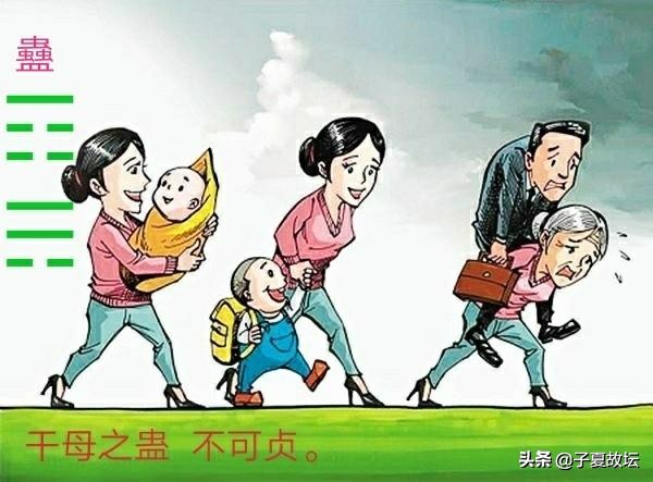 蛊卦九二爻是什么意思,蛊卦的卦辞和爻辞