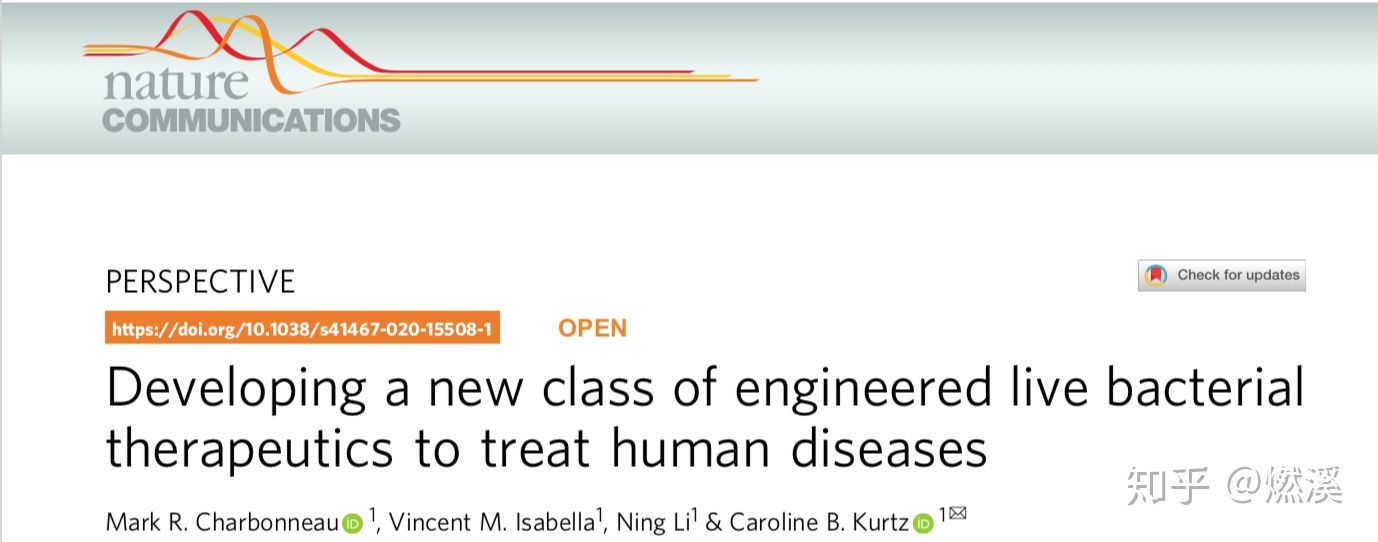 产生电的细菌丨工程微生物“合作者”丨微生物治疗疾病